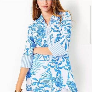 Lilly Pulitzer Riverlyn linen top